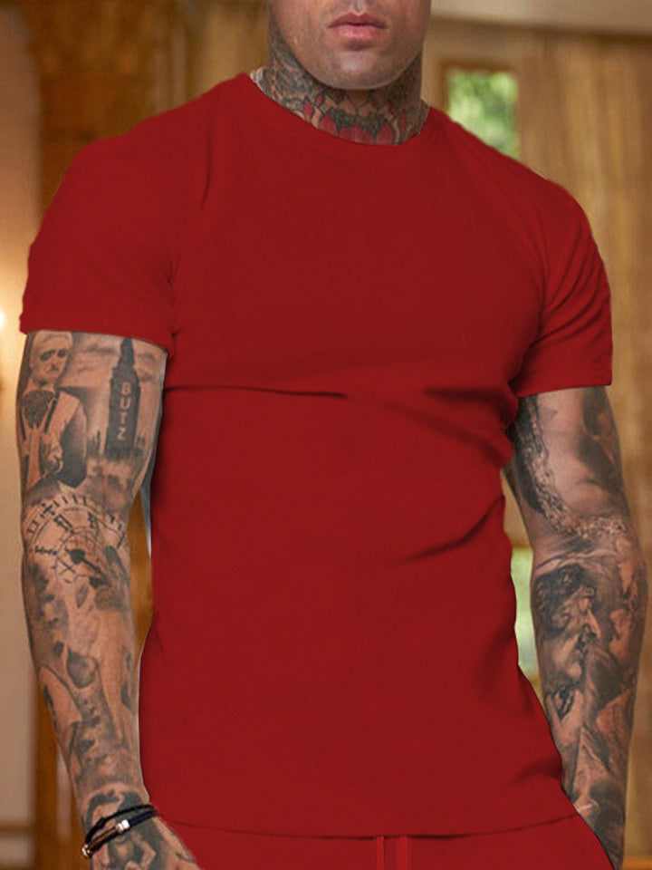 Herren körperbetontes T-Shirt Aliams