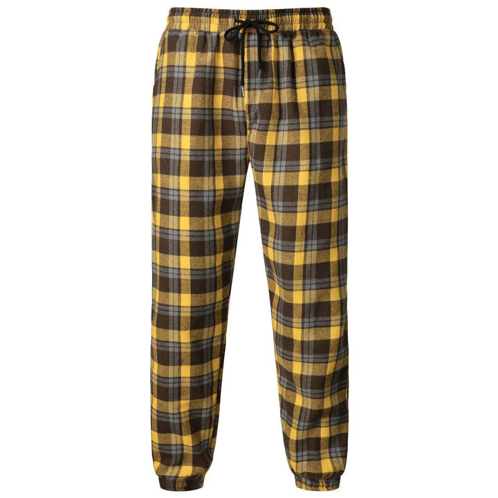 Herren Gemusterte Freizeithose mit Gummizug und Seitentaschen Aliams