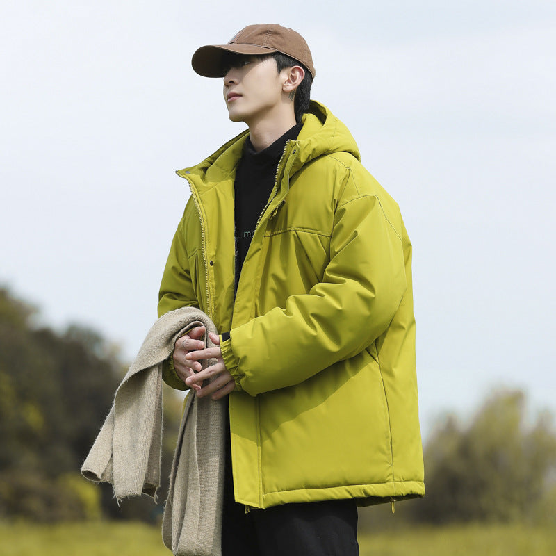 Herren technische Winterjacke mit verstellbarem Kapuzenkragen Aliams