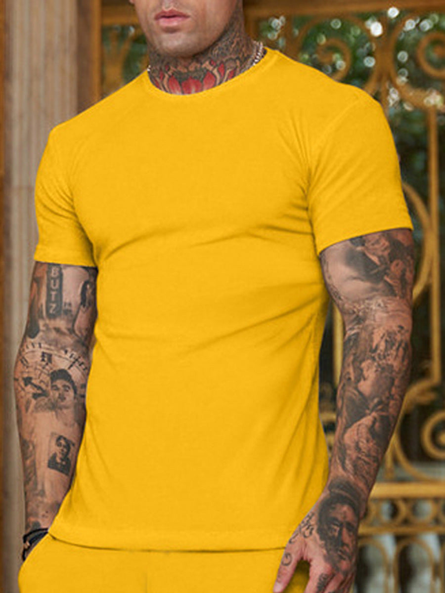 Herren körperbetontes T-Shirt Aliams