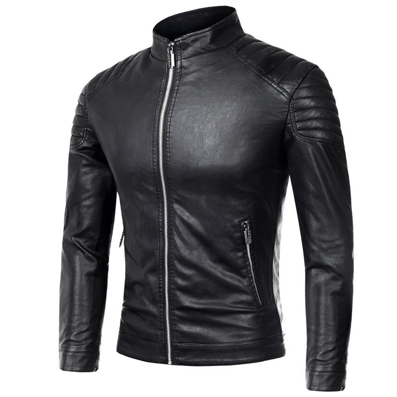 Herren Bikerjacke aus Leder Aliams