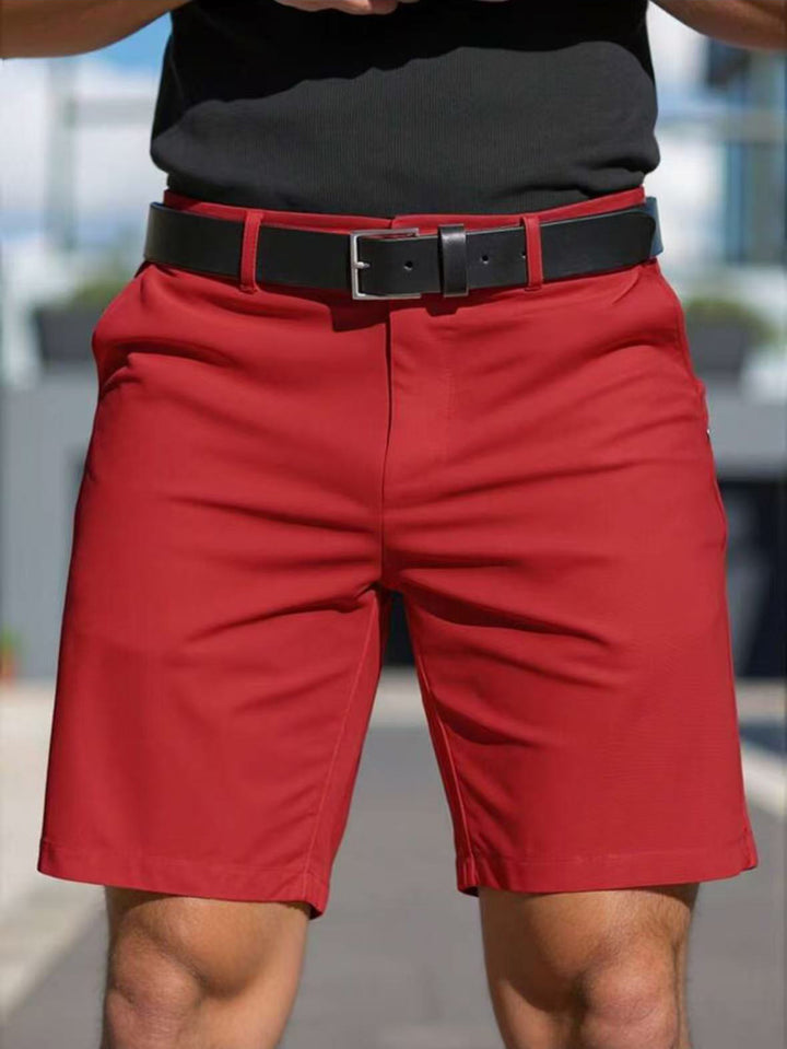 Herren multifunktionale kurze Hose mit elastischem Bund und praktischen Seitentaschen Aliams
