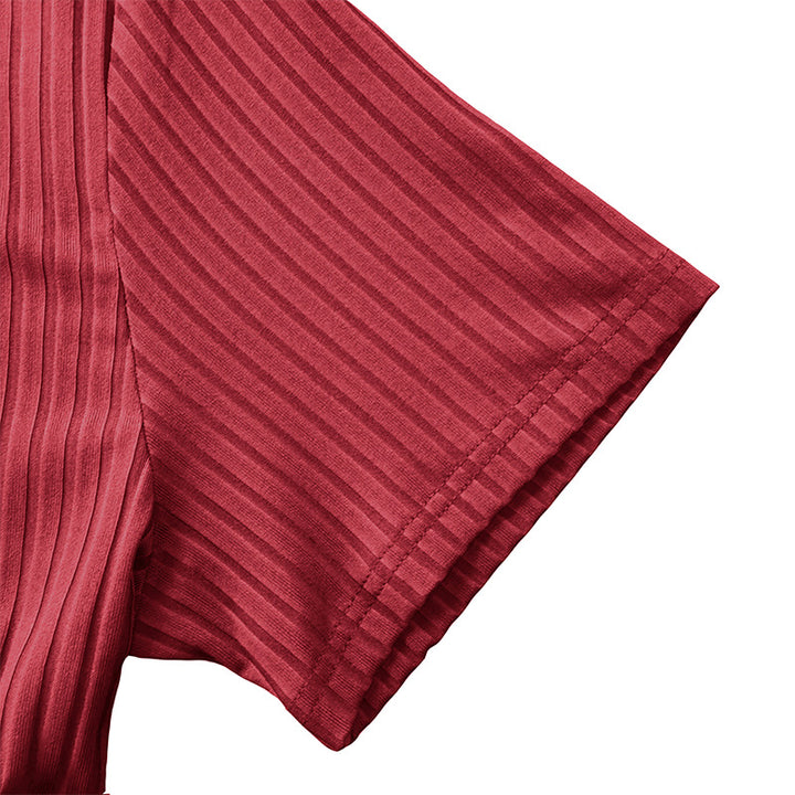 Herren Fitted Rundhalsshirt mit strukturiertem Design und atmungsaktivem Material Aliams