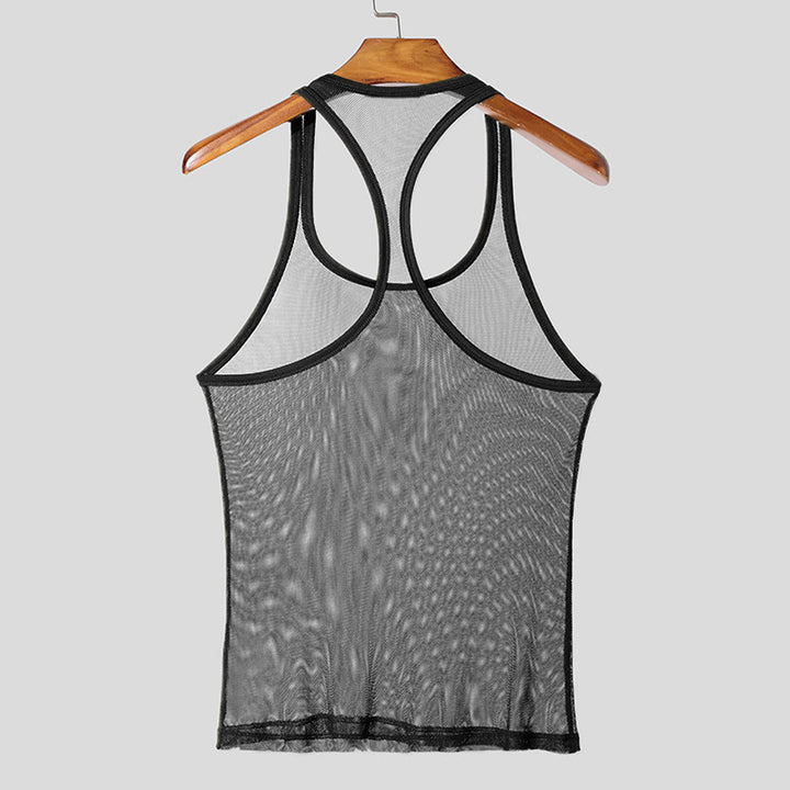 Herren Atmungsaktives Sport-Tanktop mit Racerback-Design Aliams
