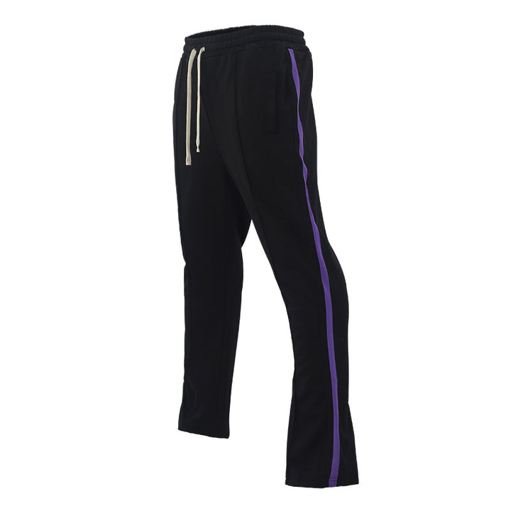 Herren sportliche Sweatpants mit seitlichen Kontraststreifen Aliams