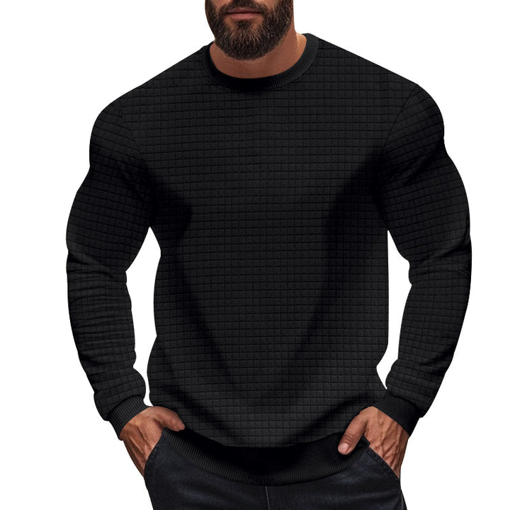 Herren strukturiertes Sweatshirt mit modernem Schnitt und hohem Tragekomfort Aliams