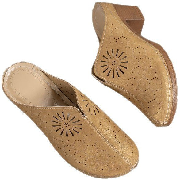 Damen Offene Clogs Aliams