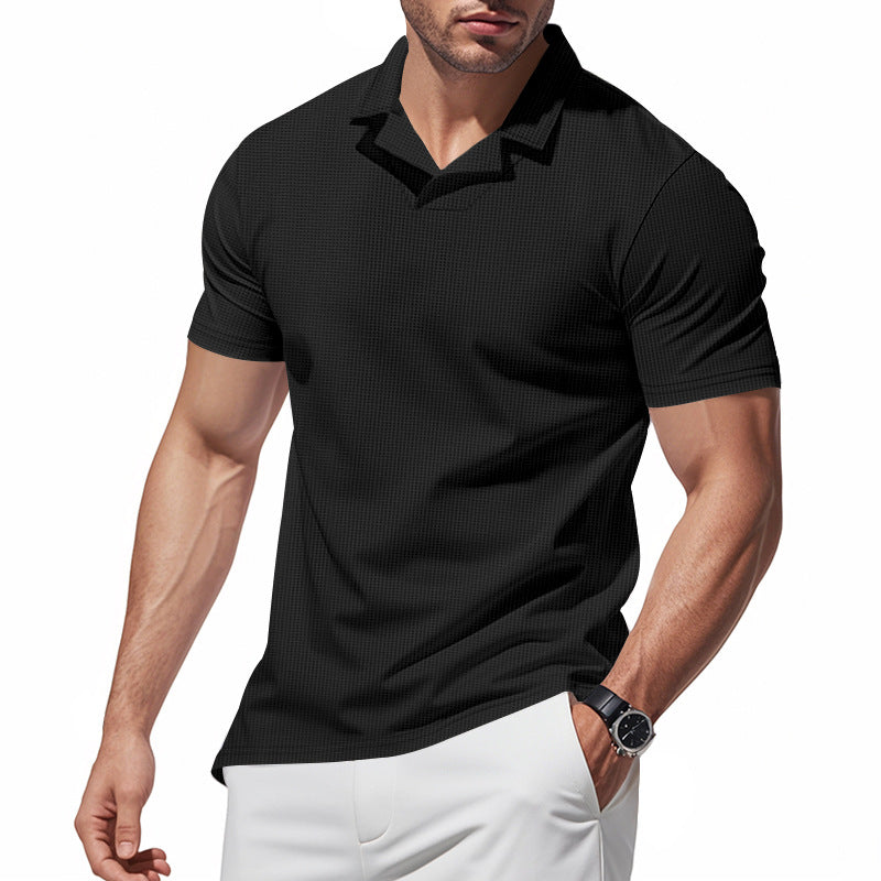 Herren Kurzarm Poloshirt mit strukturiertem Design Aliams