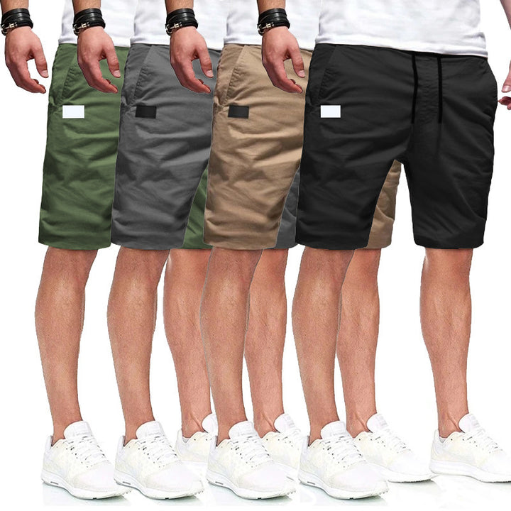 Herren Freizeit Cargoshorts mit elastischem Bund und praktischen Seitentaschen Aliams