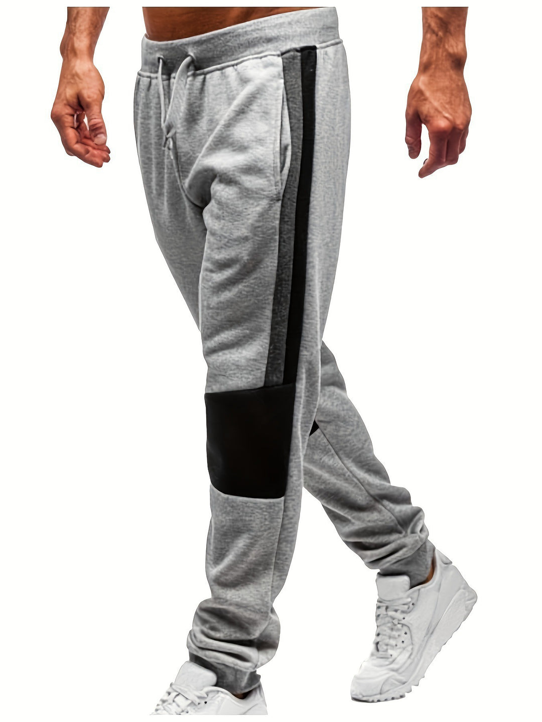 Herren Sportliche Sweatpants mit Kontrastdetails und praktischen Taschen Aliams