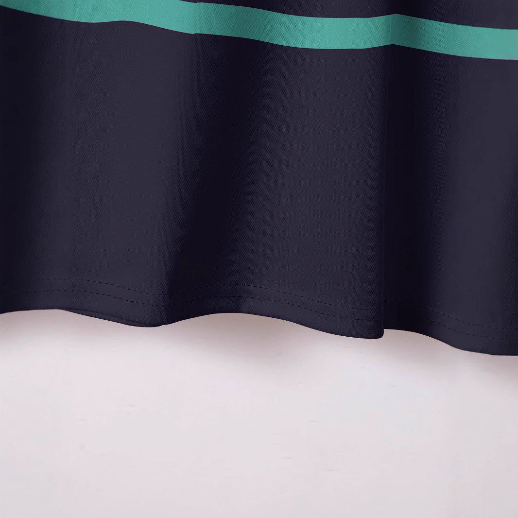 Herren Polohemd mit innovativem Linienmuster Aliams