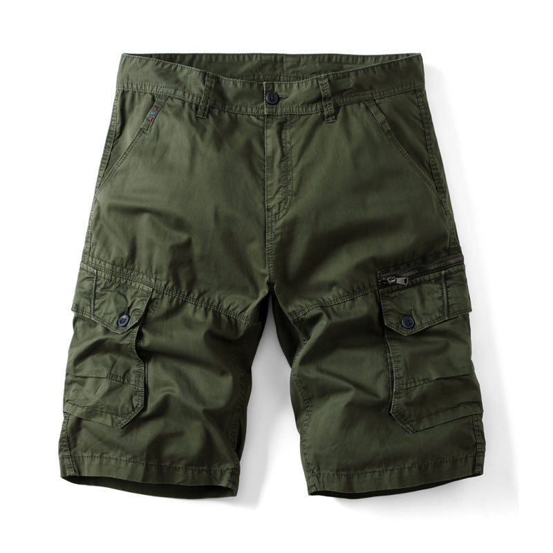 Herren Cargo-Bermudashorts mit praktischen Seitentaschen und verstellbarem Gummizug Aliams