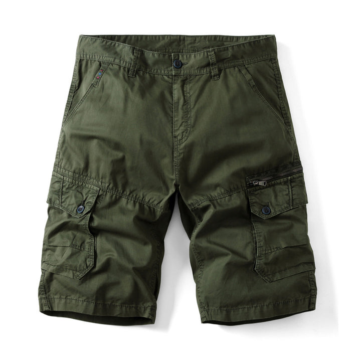 Herren Cargo-Bermudashorts mit praktischen Seitentaschen und verstellbarem Gummizug Aliams