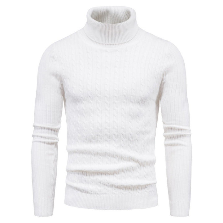 Herren Rollkragenpullover mit Zopfmuster Aliams