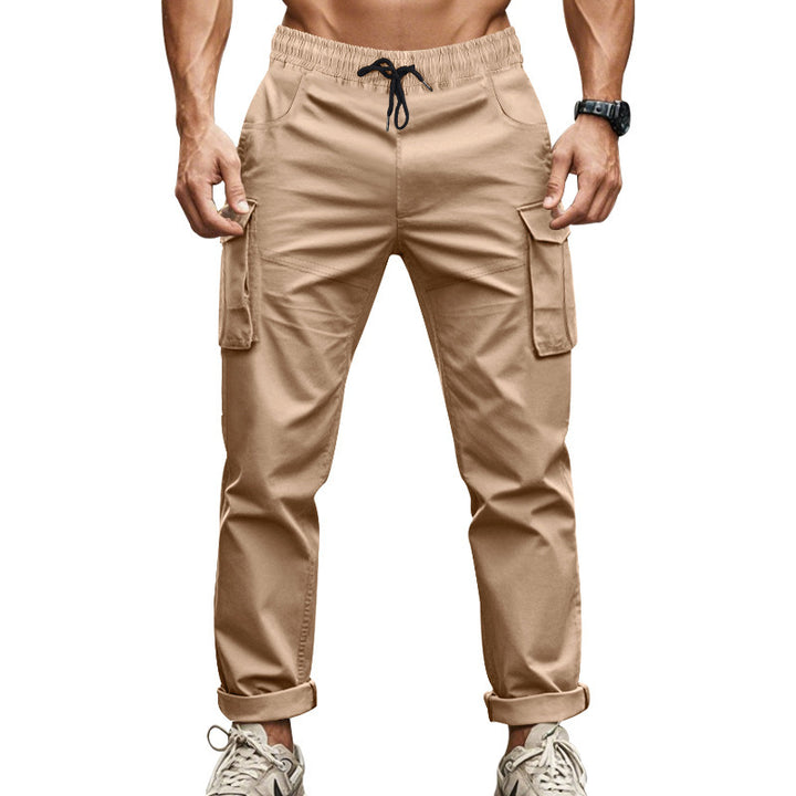 Herren Cargo-Hose mit elastischem Bund und praktischen Seitentaschen Aliams 1758812816