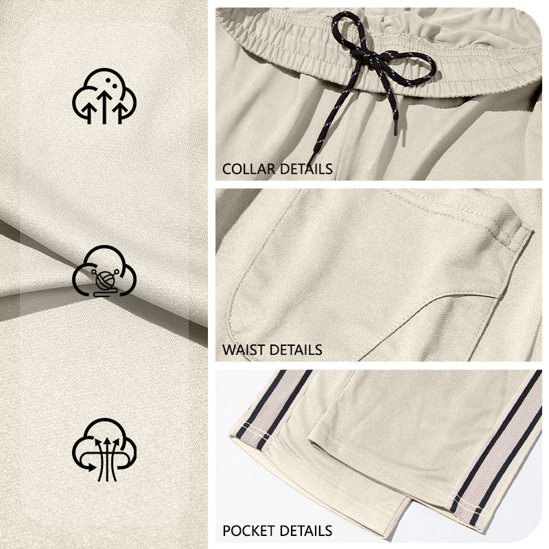 Herren Sportliche Trainingshose mit seitlichen Streifen Aliams