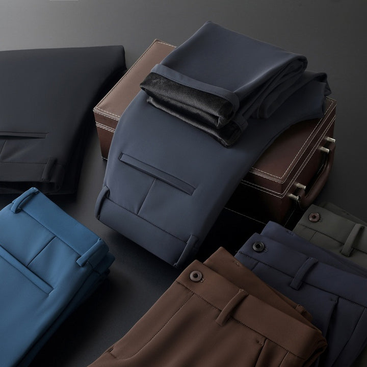 Herren eleganter Business-Hose mit zeitgemäßem Schnitt und komfortablem Bund Aliams