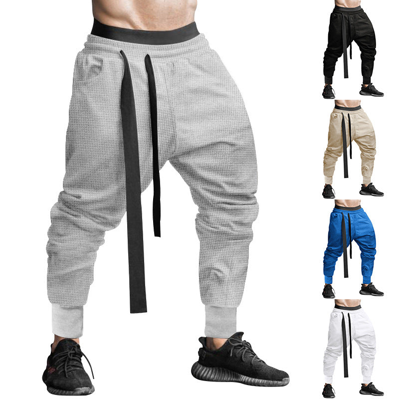Herren Sportliche Relaxed Fit Jogginghose mit verstellbarem Bund Aliams