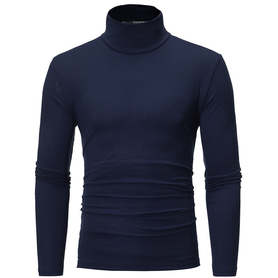 Herren eleganter Rollkragenpullover aus bequemen Stretchmaterial Aliams