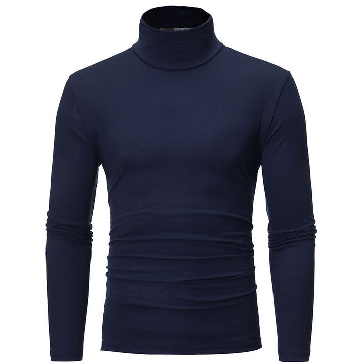 Herren eleganter Rollkragenpullover aus bequemen Stretchmaterial Aliams