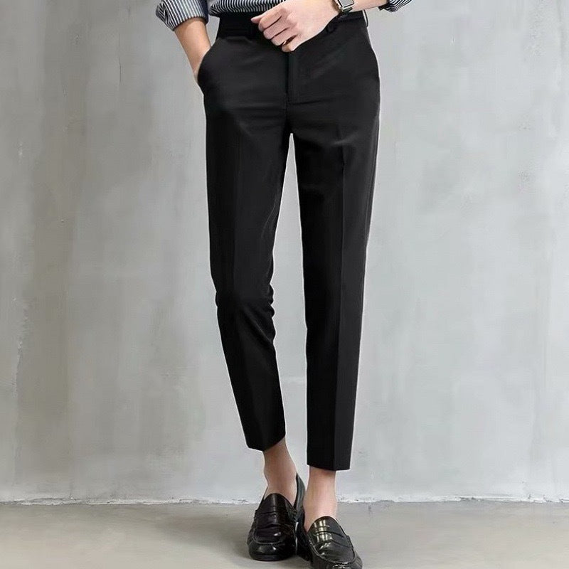 Herren klassische Chino-Hose mit eleganter Passform und subtilen Details Aliams