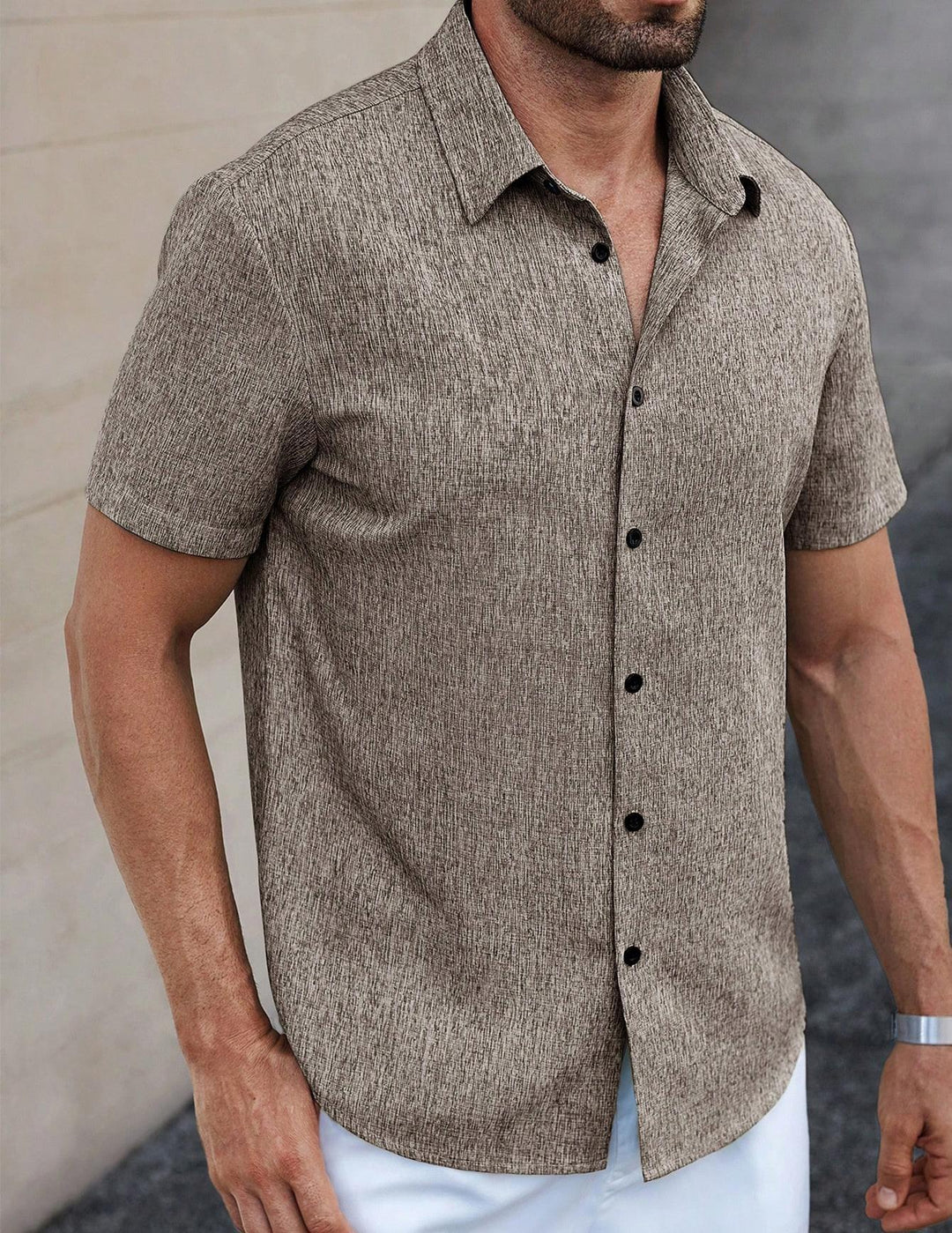 Herren Kurzarmhemd Aliams