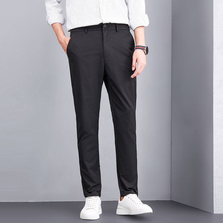 Herren schicke Slim-Fit Freizeithosen Aliams