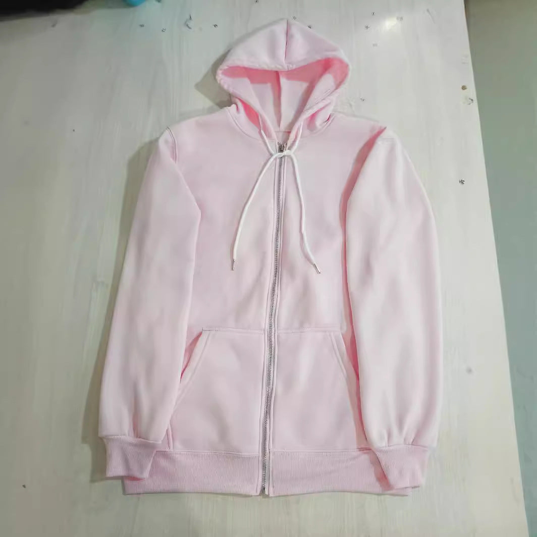 Herren Kapuzensweatjacke mit durchgehendem Reißverschluss und legerer Passform Aliams