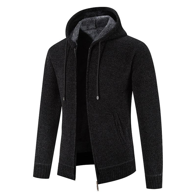 Herren Kapuzenjacke mit weichem Innenfutter und innovativem Design Aliams