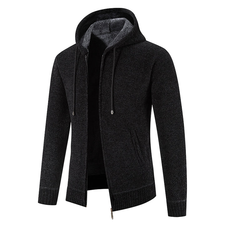 Herren Kapuzenjacke mit weichem Innenfutter und innovativem Design Aliams