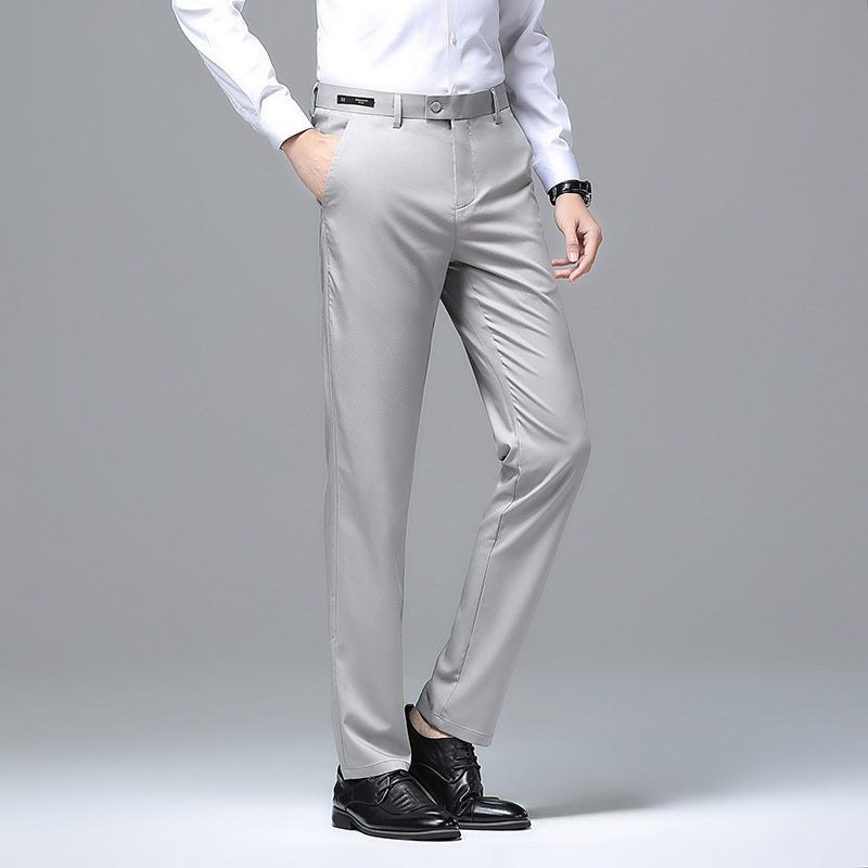 Herren elegante Slim-Fit Anzughose Aliams