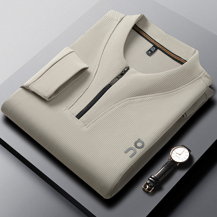 Herren funktioneller Pullover mit Reißverschluss und innovativem Design Aliams