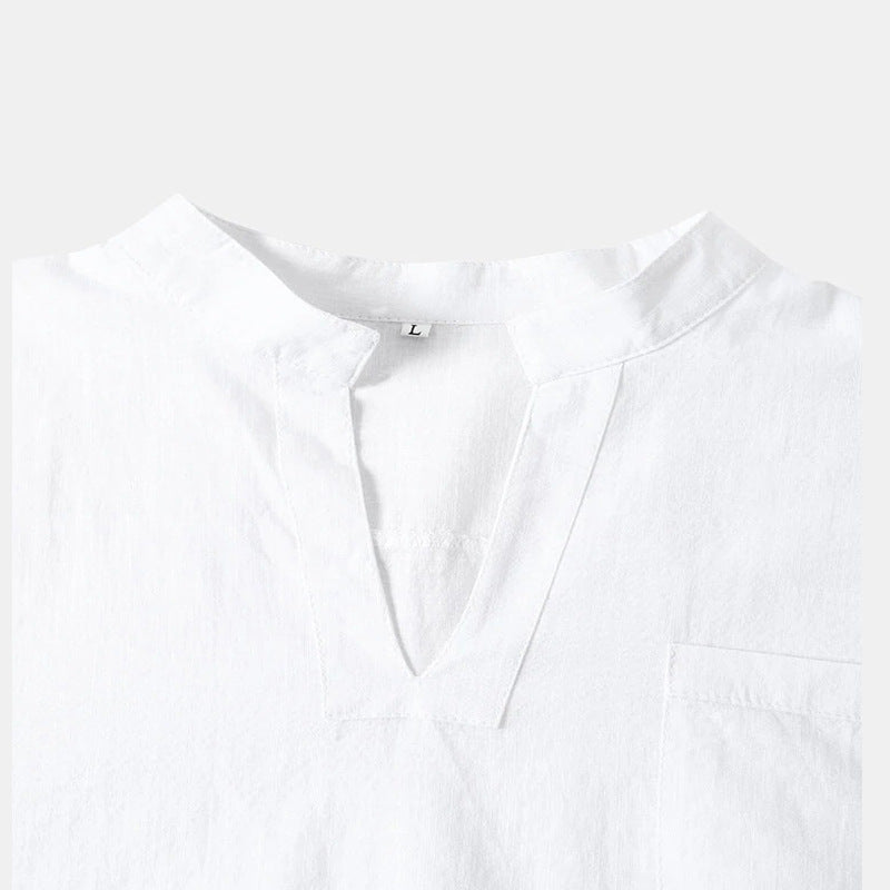 Herren elegantes und lässiges Langarmhemd Aliams