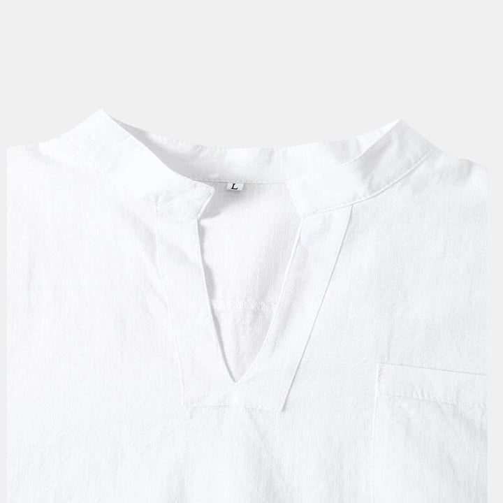 Herren elegantes und lässiges Langarmhemd Aliams