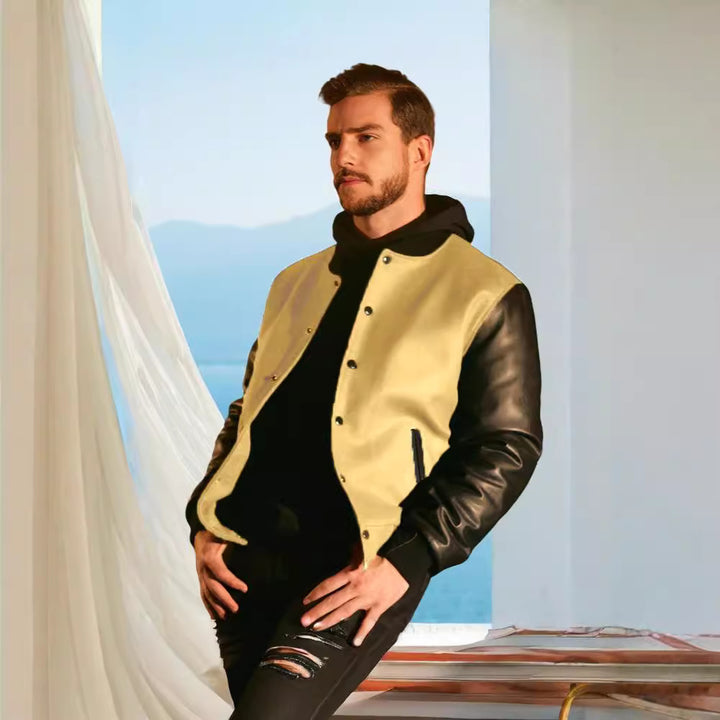 Herren Sportliche Bomberjacke Aliams