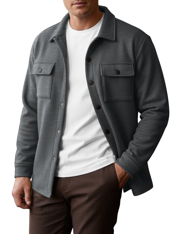 Herren Freizeithemd mit verschließbaren Brusttaschen Aliams