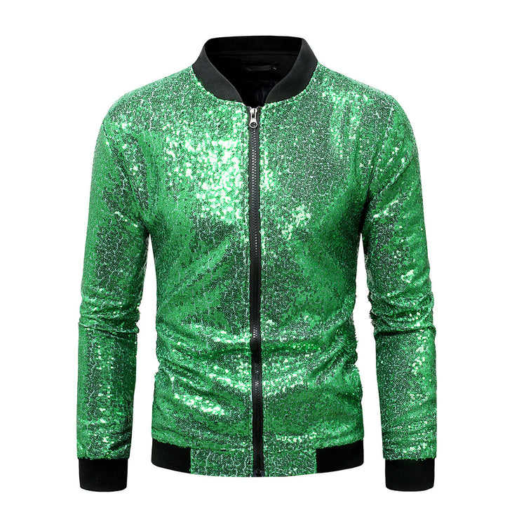 Herren Sportlicher Funktionsblazer mit Pailletten Aliams