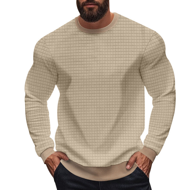 Herren strukturiertes Sweatshirt mit modernem Schnitt und hohem Tragekomfort Aliams