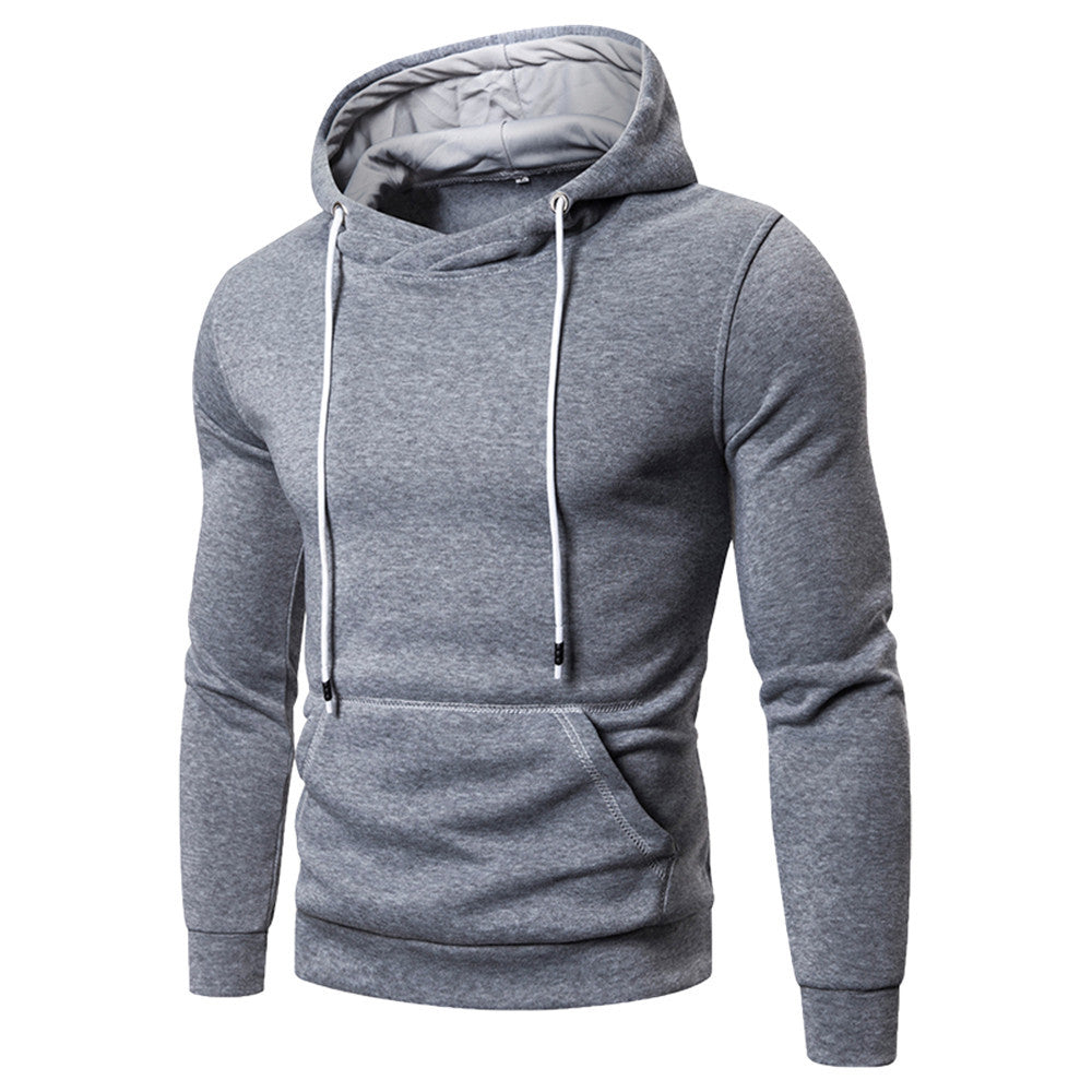 Herren Kapuzenpullover mit Kängurutasche und soften Baumwollmischung Aliams