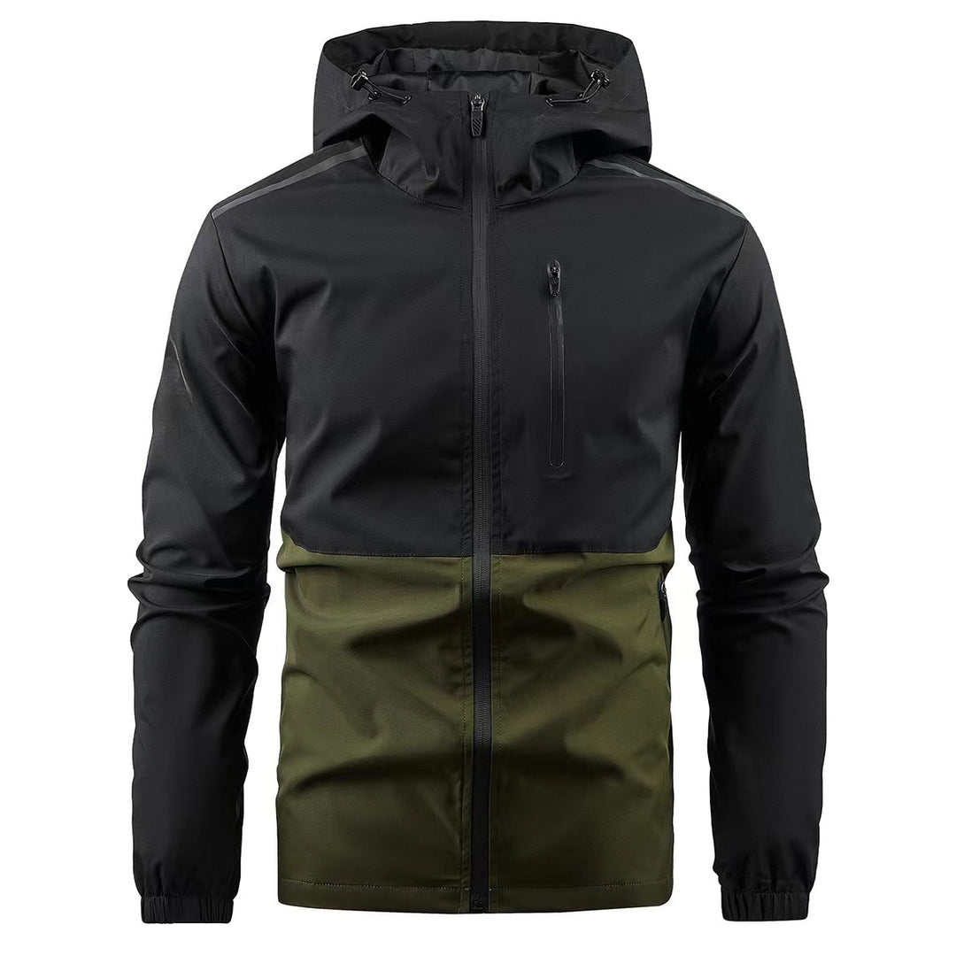 Herren atmungsaktive Funktionsjacke mit Kapuze Aliams