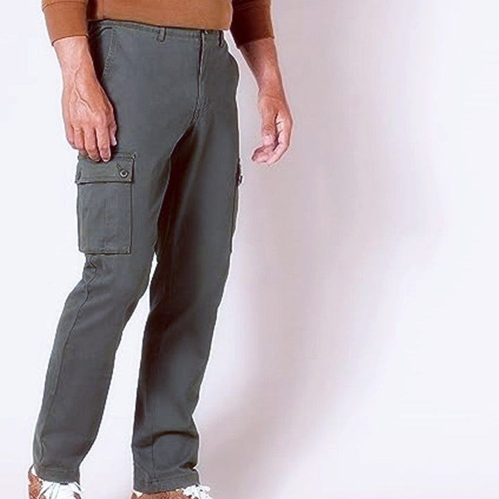 Herren Cargo-Hose mit praktischen Taschen und strapazierfähigem Material Aliams