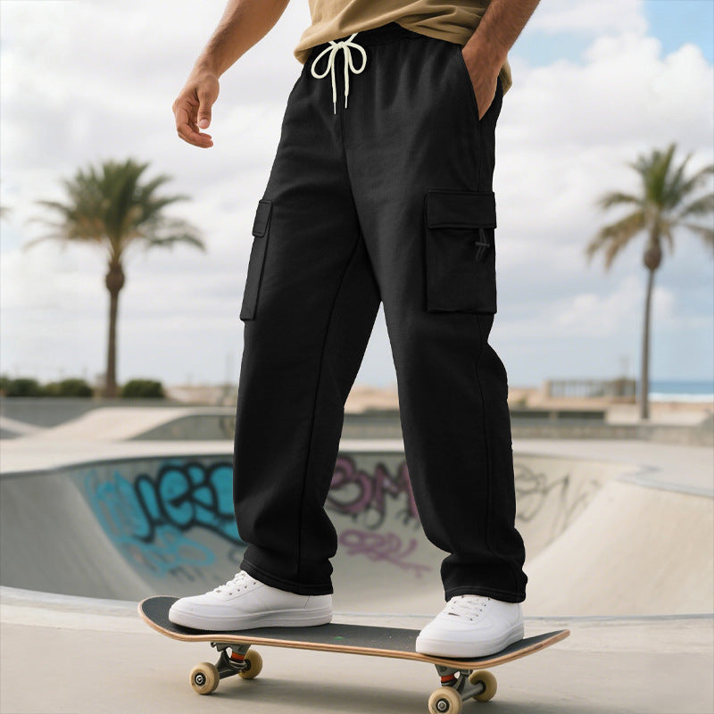 Herren Cargo-Hose mit elastischem Bund und praktischen Seitentaschen Aliams