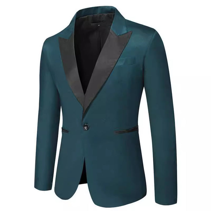 Herren Glamouröser Leopardenmuster Blazer Aliams