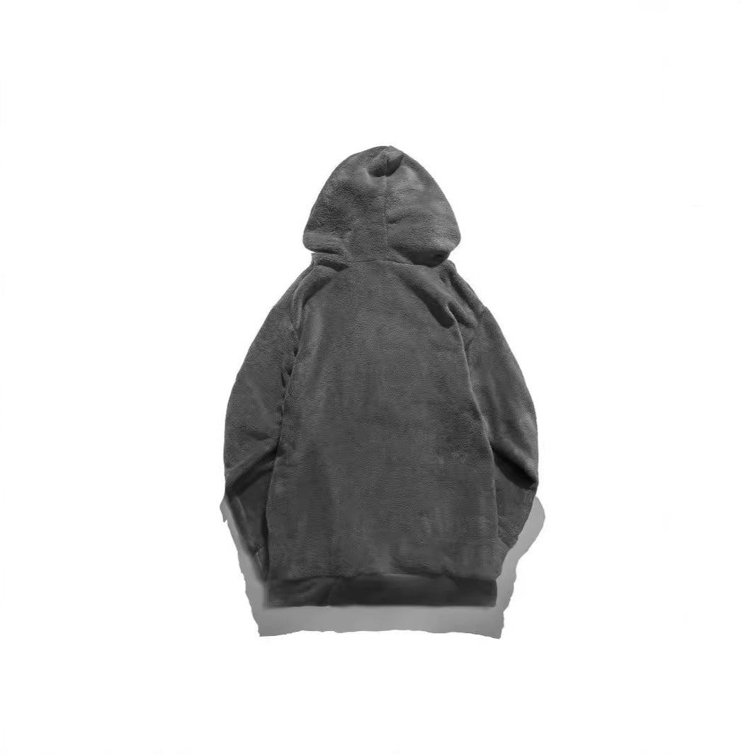 Herren Kapuzenpullover aus weichem Fleece mit Kängurutasche Aliams