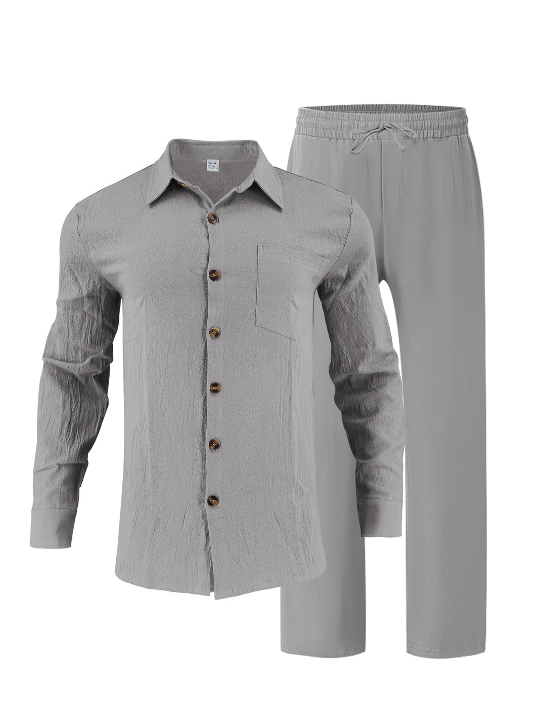 Herren elegante Hemd und Freizeithose Set Aliams