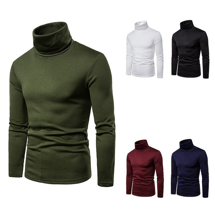 Herren Rollkragenpullover aus weichem Strickmaterial Aliams