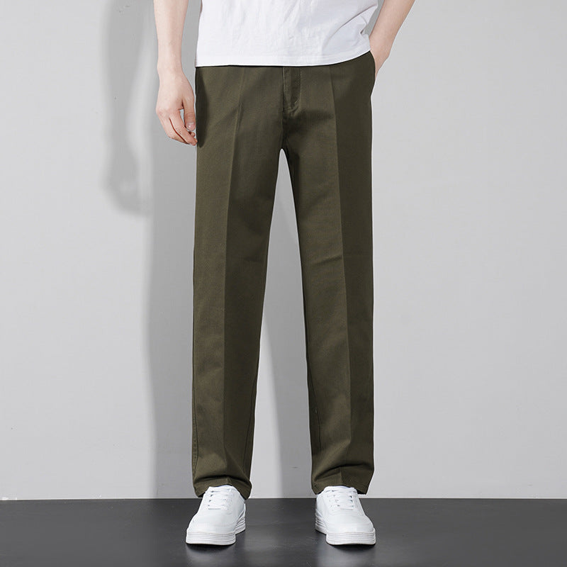 Herren schicke Freizeit-Hose mit elastischem Bund und bequemen Taschen Aliams