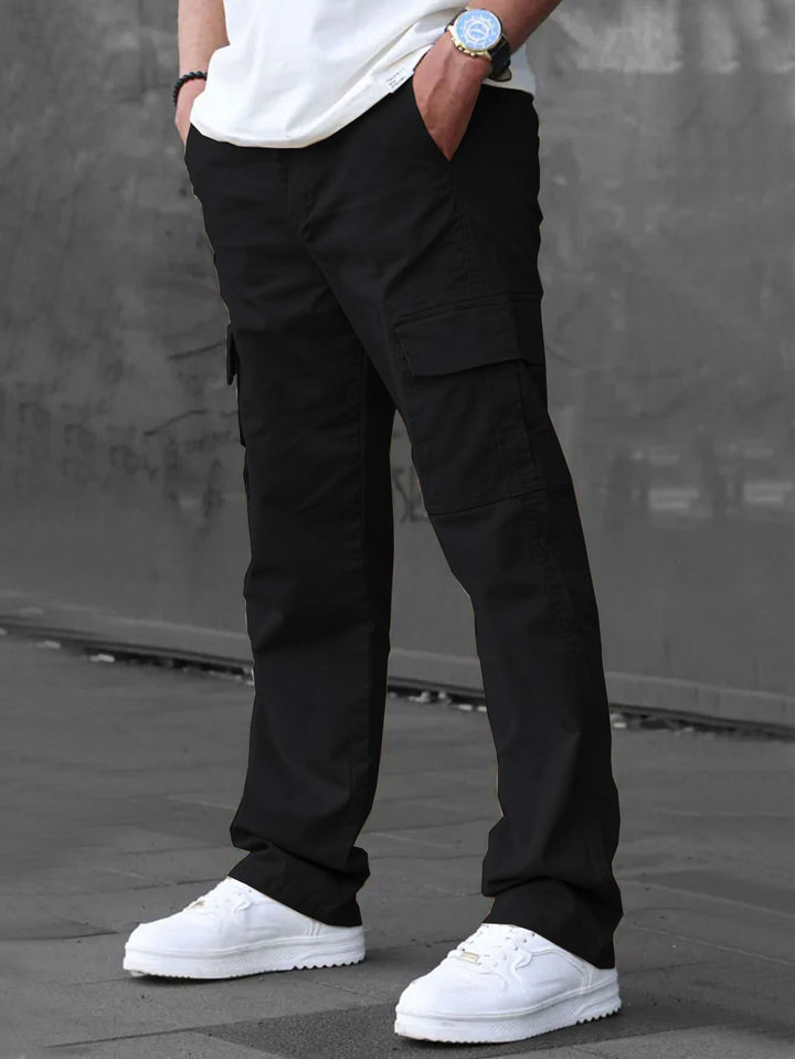 Herren Cargo-Hosen mit multifunktionalen Taschen und atmungsaktivem Stoff Aliams