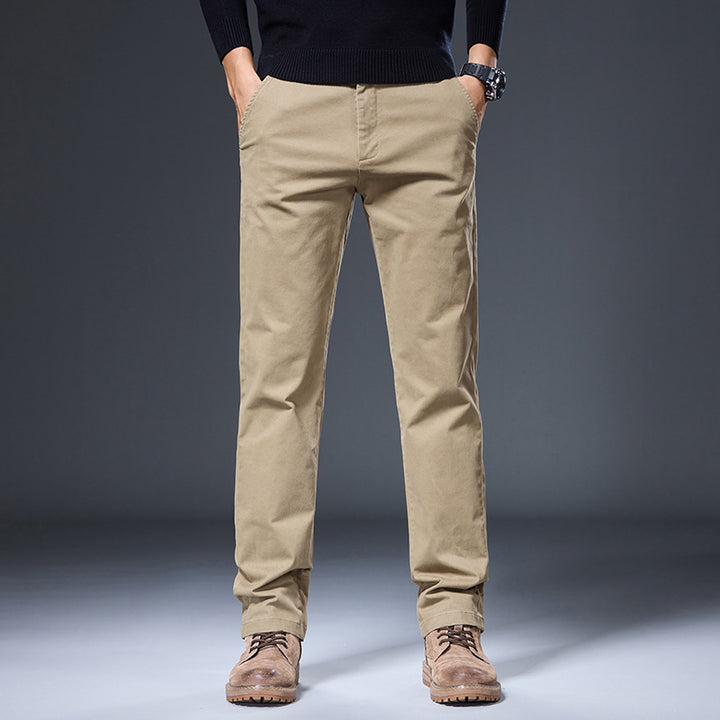 Herren Bequeme Chino-Hose mit praktischen Seitentaschen Aliams
