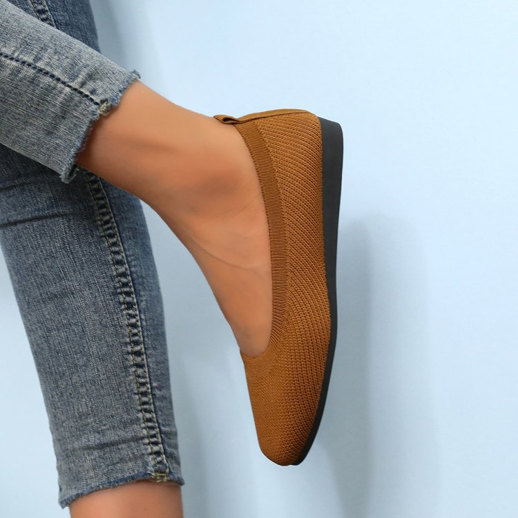 Damen Bequeme Slip-On Ballerinas Aliams